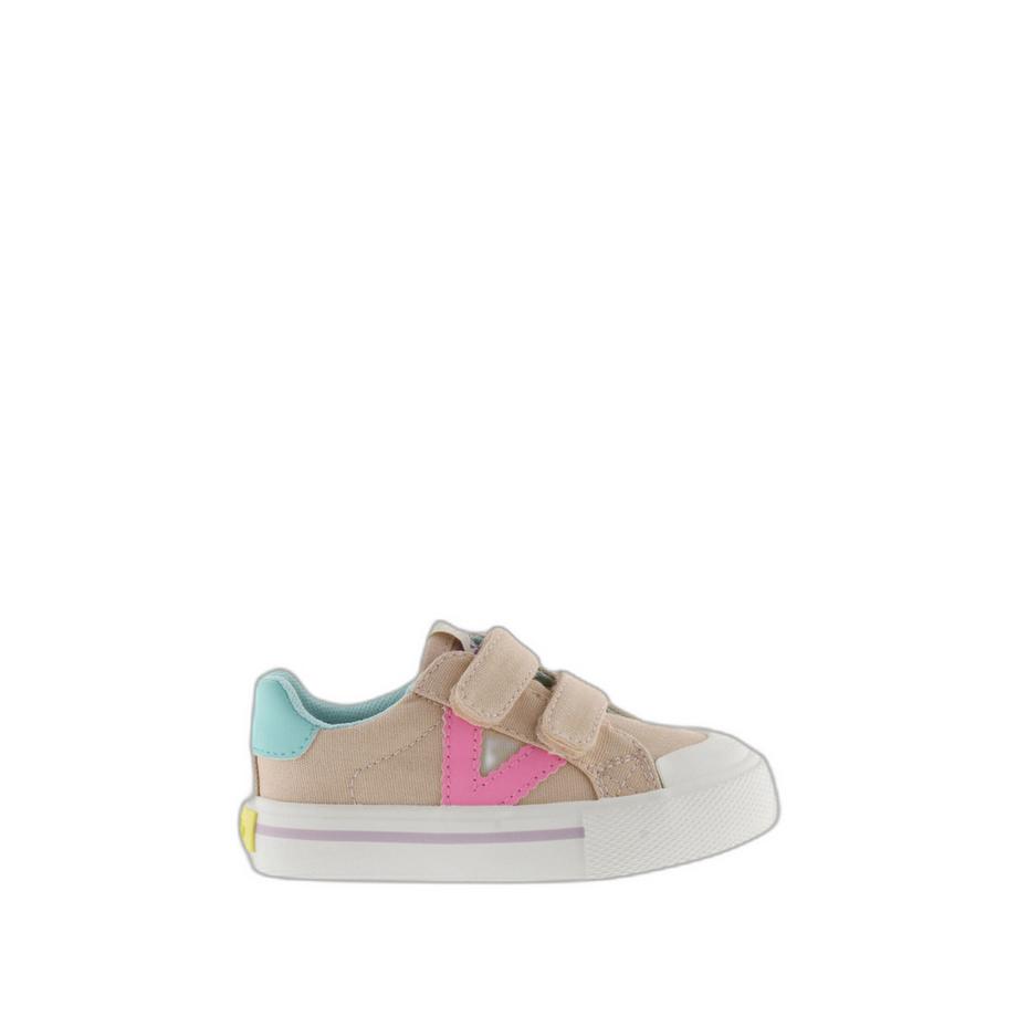 Baskets effet cuir fille