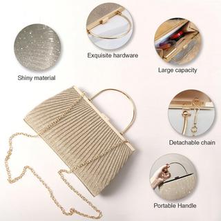 Only-bags.store Kleine Glitzer Clutch Abendtasche  