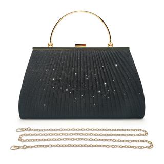 Only-bags.store Kleine Glitzer Clutch Abendtasche  