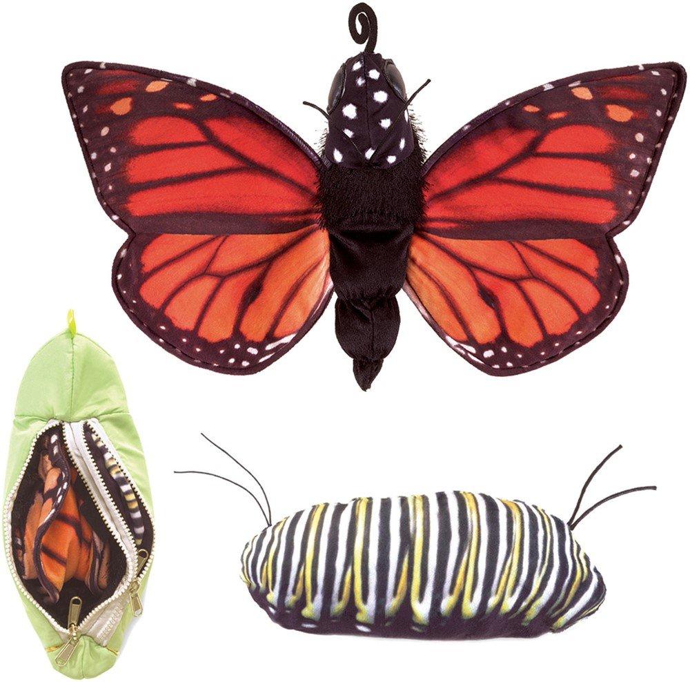 Folkmanis  Folkmanis Metamorphose Schmetterling / Monarch Life Cycle - Metamorphose 