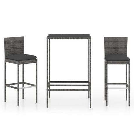 VidaXL Bar-set poly-rattan  