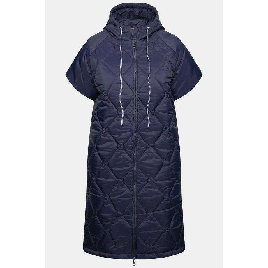 Ulla Popken HYPRAR Steppweste Tunnelzug Zwei Wege Zipper  