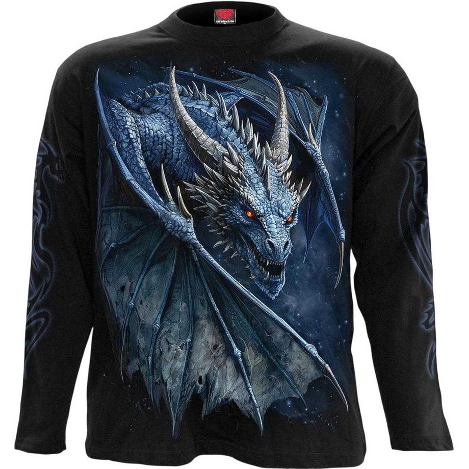 Storm T-Shirt, Rücken Und Ärmeldruck, Langärmlig