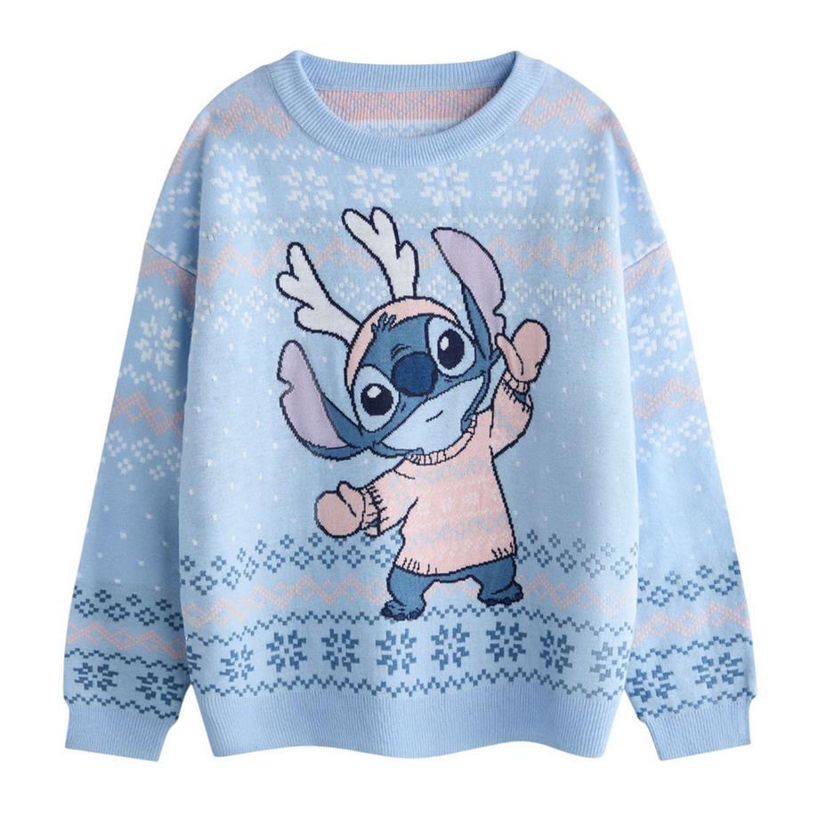 Pull Noël Motif Stitch