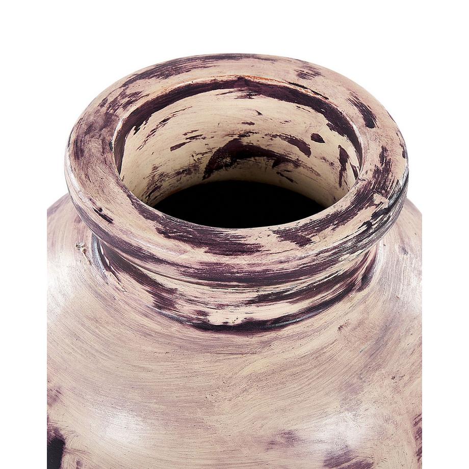 Beliani Vase décoratif en Terre cuite Rétro AMATHUS  