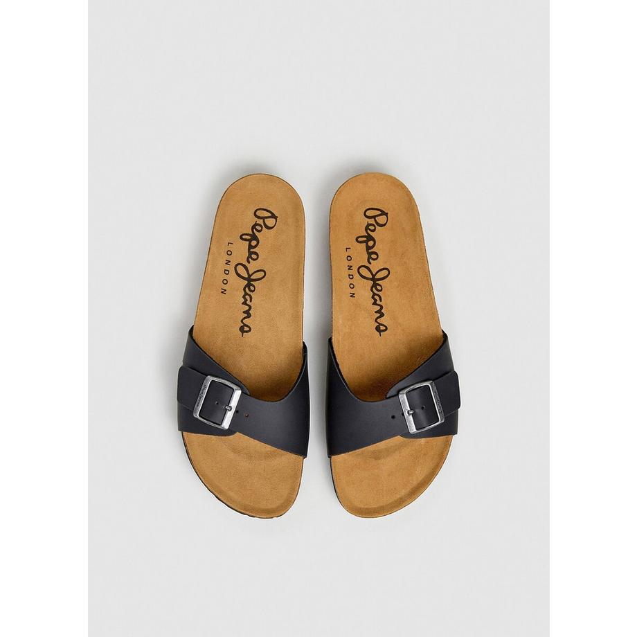 Pepe Jeans London Kansas Single Buckle Bio Ciabatte  