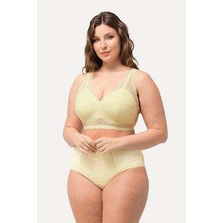 Ulla Popken  Bralette sans armatures, à bonnets souples, avec dentelle - bonnet B-F 