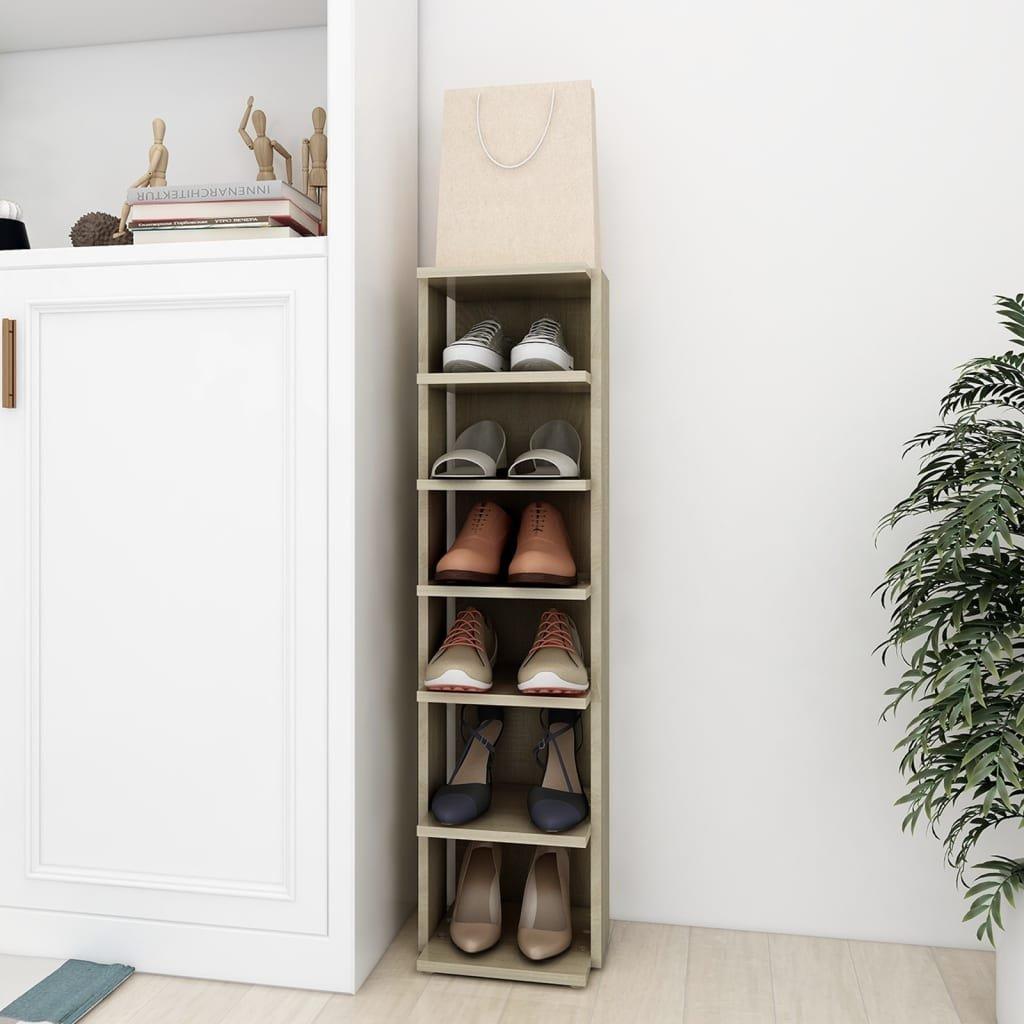 VidaXL Armoire à chaussures bois d'ingénierie  