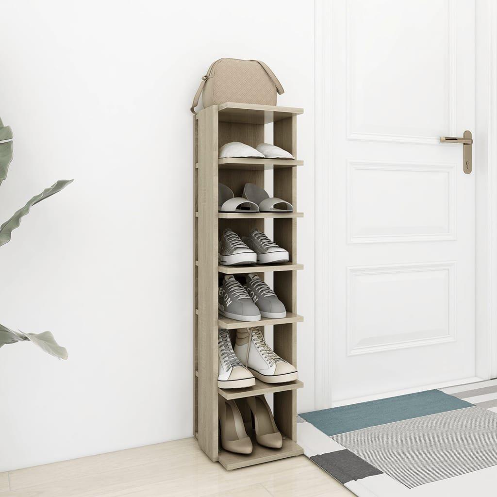 VidaXL Armoire à chaussures bois d'ingénierie  