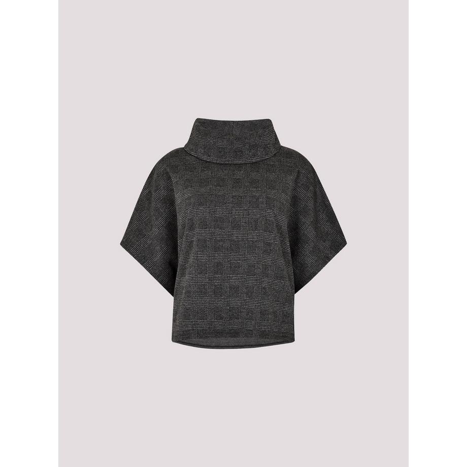 APRICOT Prinz-von-Wales-Oberteil mit Cowl-Ausschnitt  