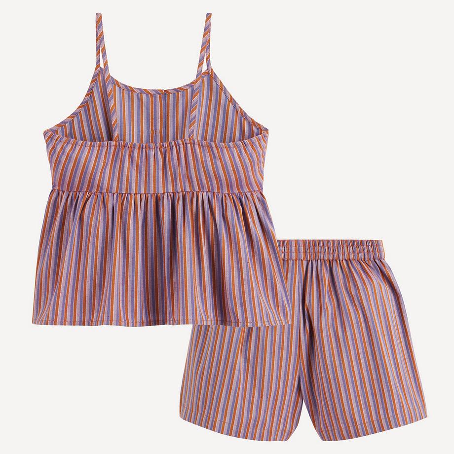 La Redoute Collections  Zweiteiliges gestreiftes Set aus Trägertop und Shorts 