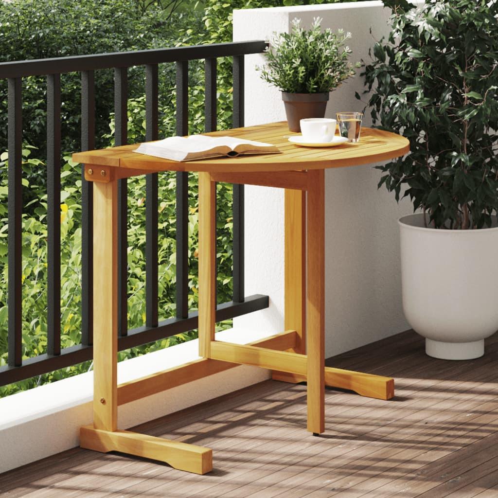 VidaXL tavolo da balcone Legno di acacia  