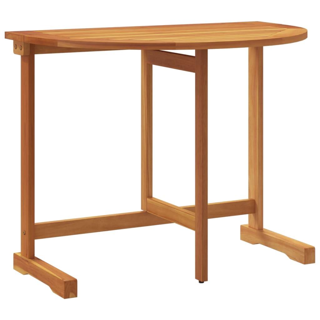 VidaXL Table de balcon bois d'acacia  