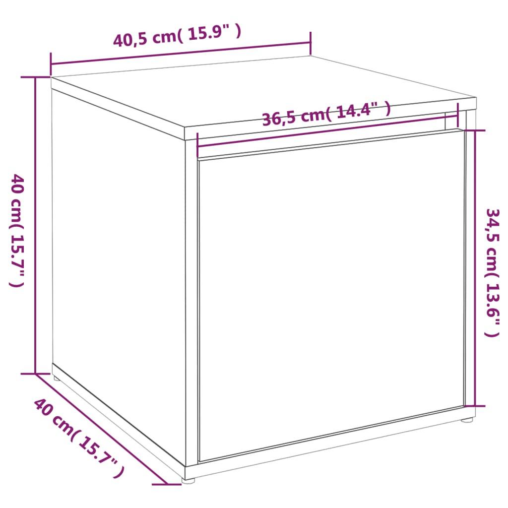 VidaXL cassetto contenitore Legno multistrato  