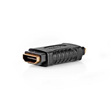 Adattatore HDMI™ | HDMI™ femmina | HDMI™ femmina | Placcato oro | Dritto | ABS | Nero | 1 pz. | Scatola