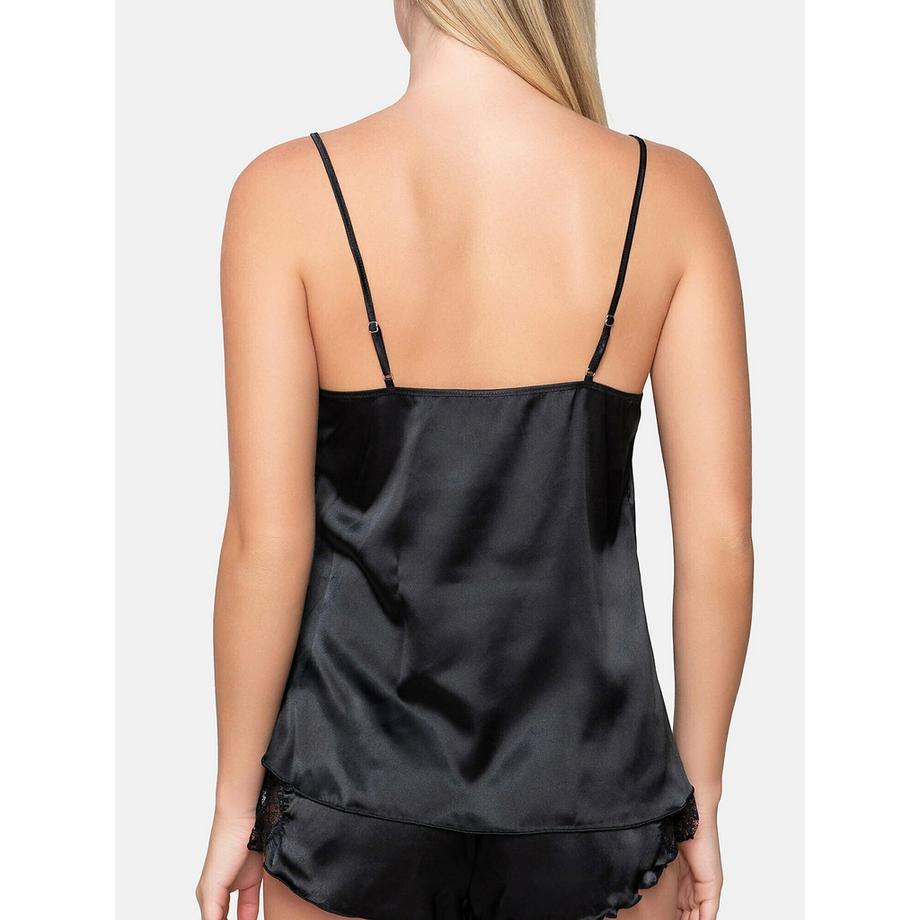 Luna Prestige Satin Top caraco fines bretelles  