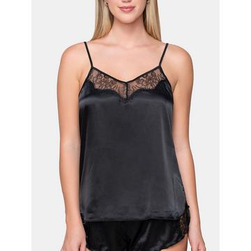 Top caraco fines bretelles Prestige Satin