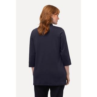 Ulla Popken  Maglia classica con colletto alto e maniche a 3/4 