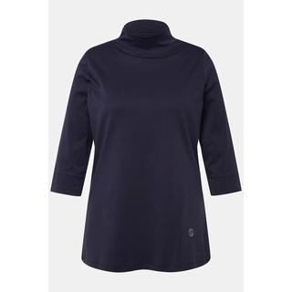 Ulla Popken  Maglia classica con colletto alto e maniche a 3/4 