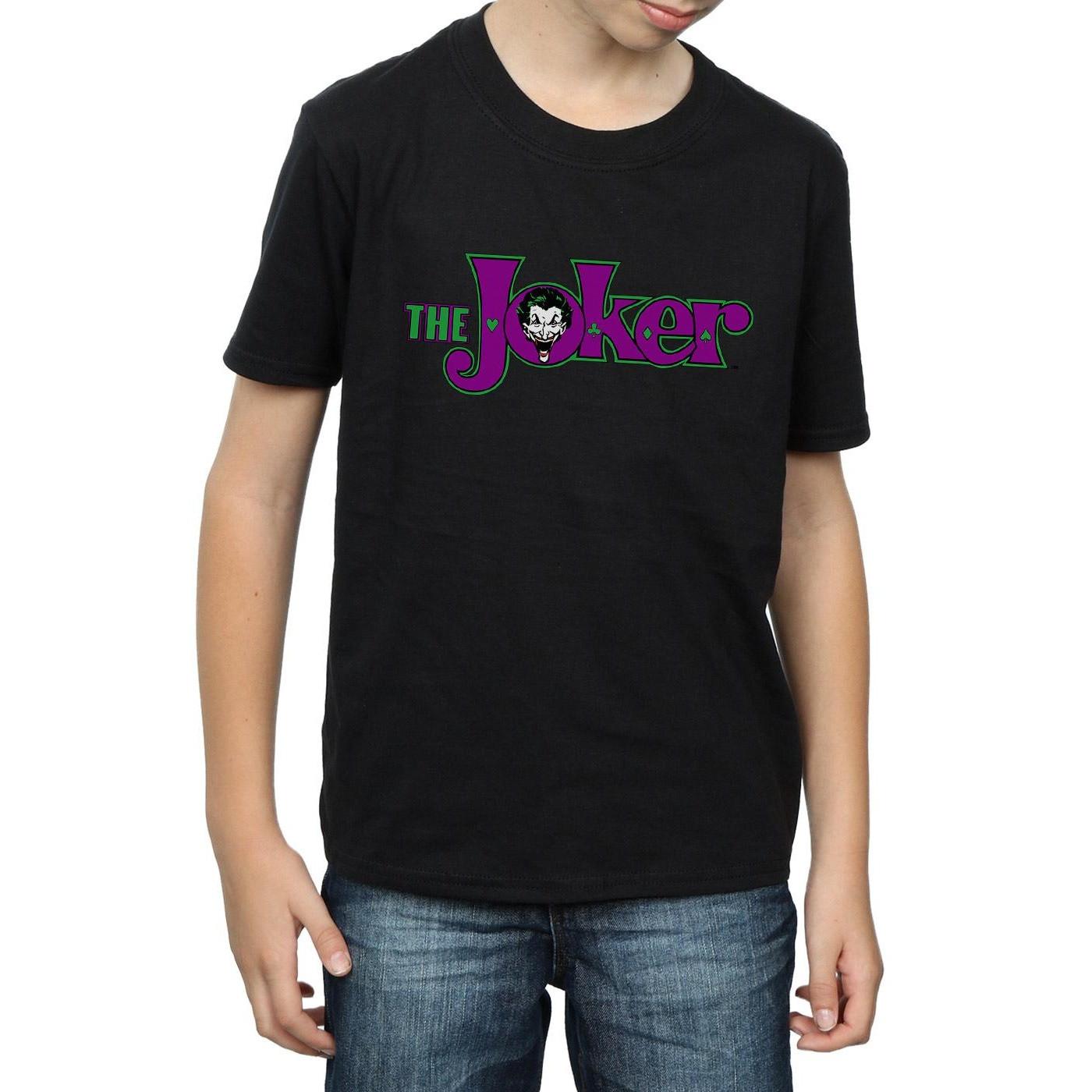 DC COMICS  The Joker Text Logo TShirt 