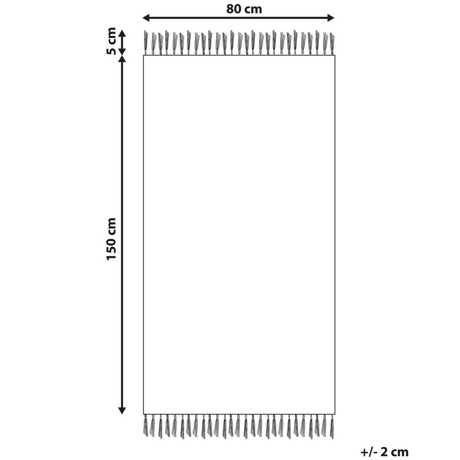 Beliani Tapis en Jute  MIRZA  