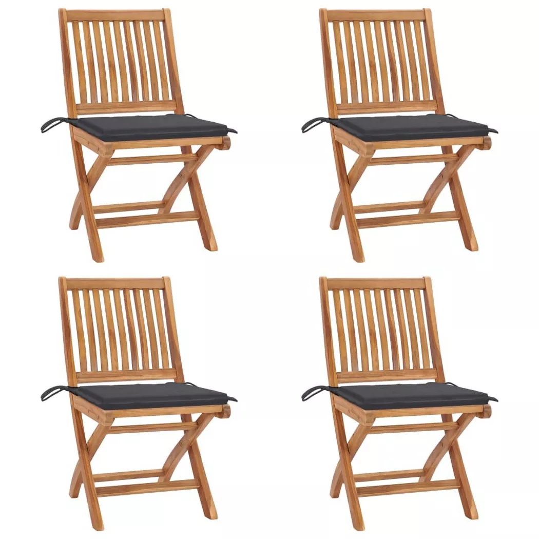 VidaXL - Gartenstuhl holz, One Size, Braun
