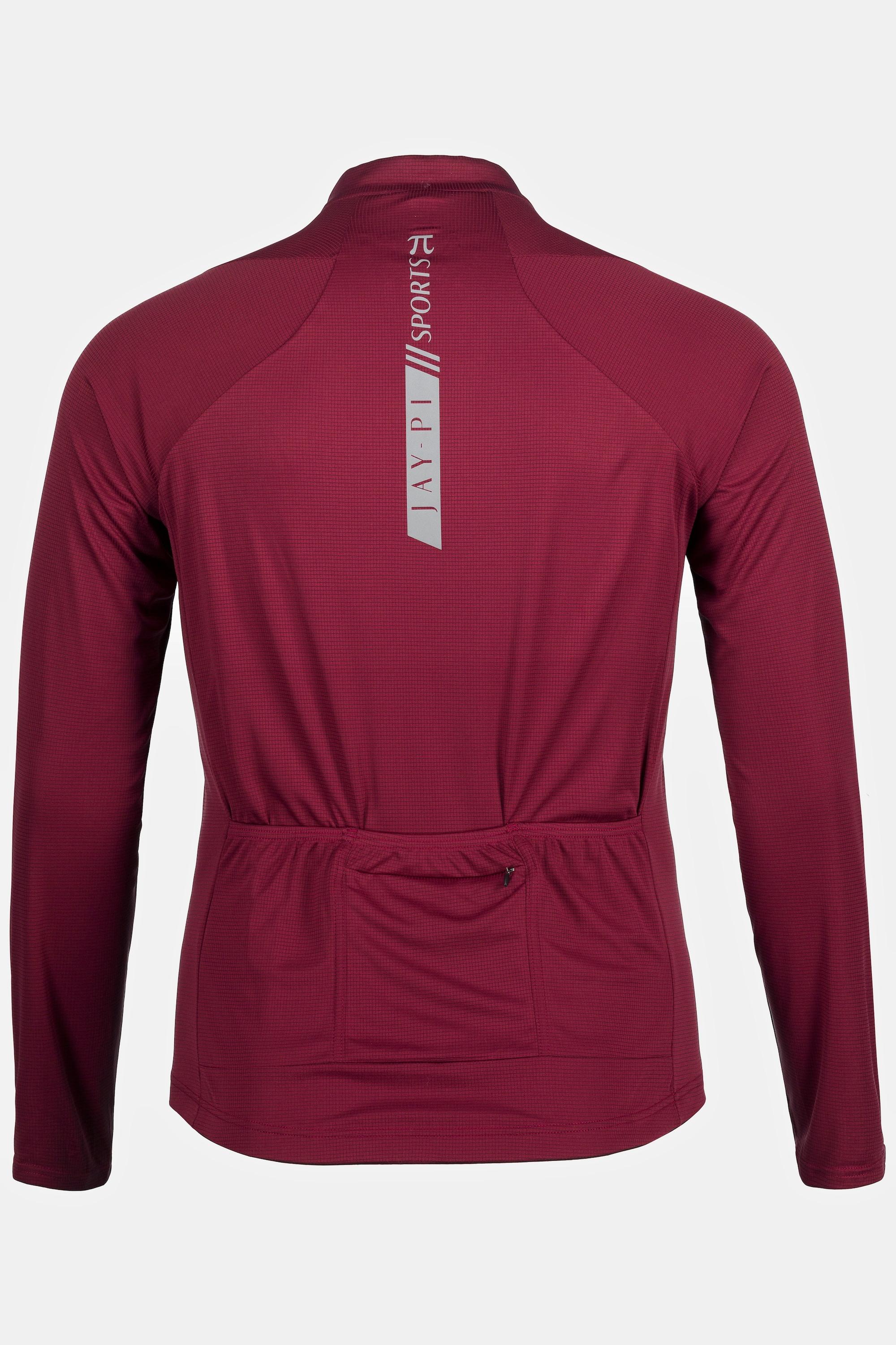 JP1880 Rad Trikotjacke Langarm QuickDry Rückentasche  