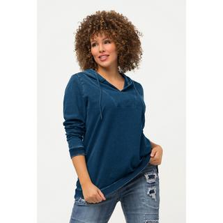 Ulla Popken  Hoodie, Kapuzeneinsatz, Classic, Langarm 