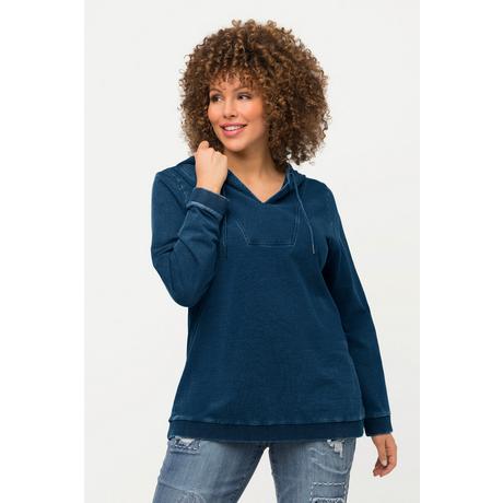 Ulla Popken  Maglia classica con inserto con cappuccio e maniche lunghe 