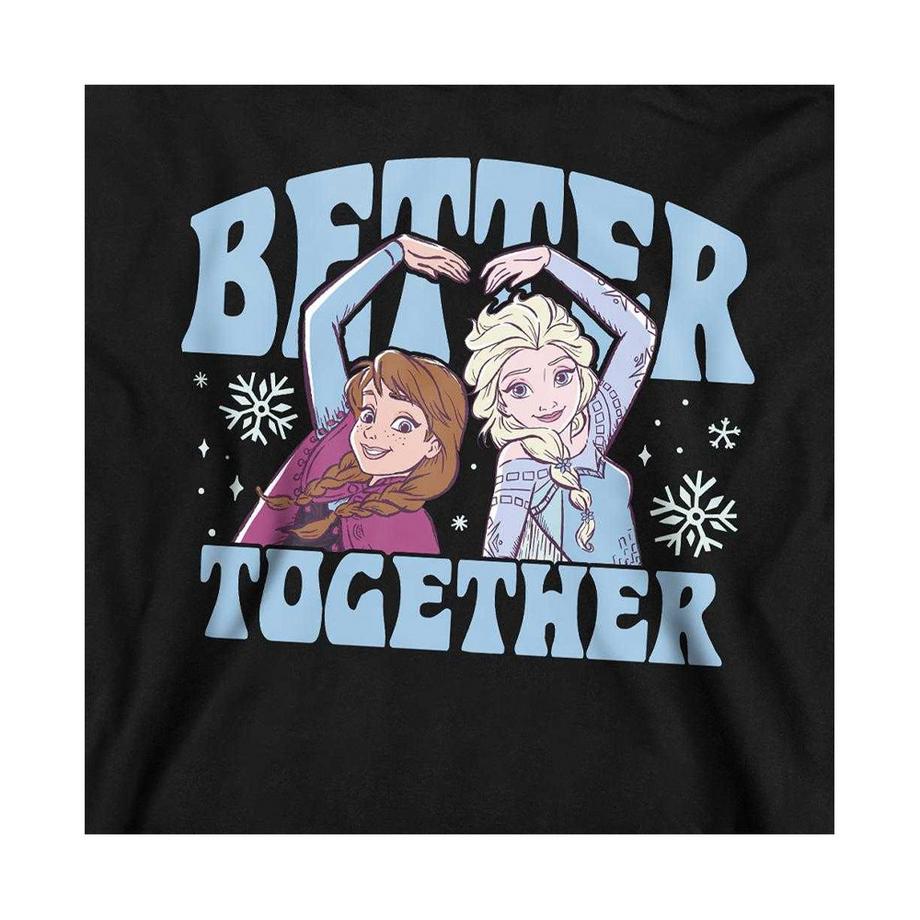 FROZEN  Sweat À Capuche Motif Elsa Et Anna Better Together 