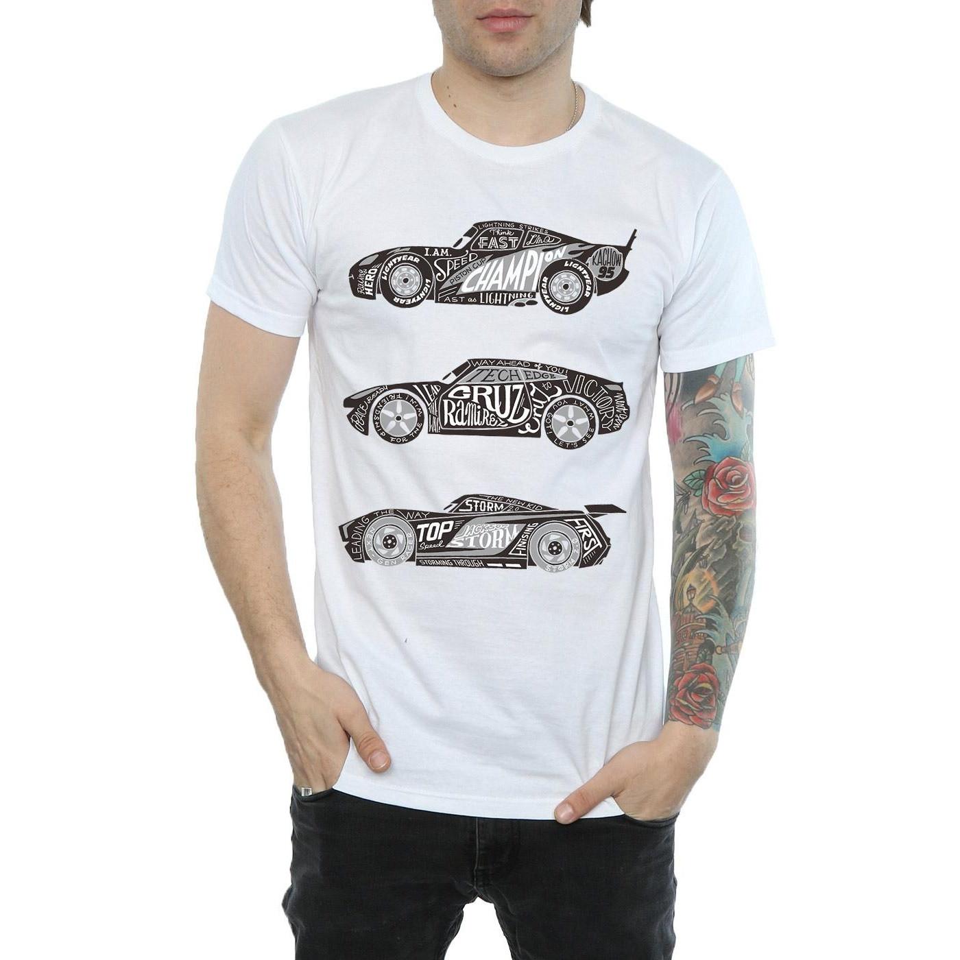 Disney Cars T-Shirt Stampa Grafica  