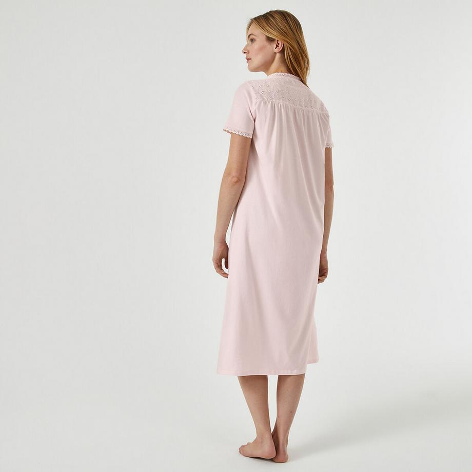 La Redoute Collections Camicia da Notte Carré Ricamato  