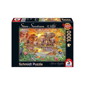 Puzzle Afrikas Tiere (1000Teile)