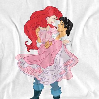 The Little Mermaid Ariel e Eric T-Shirt Maniche Lunghe  