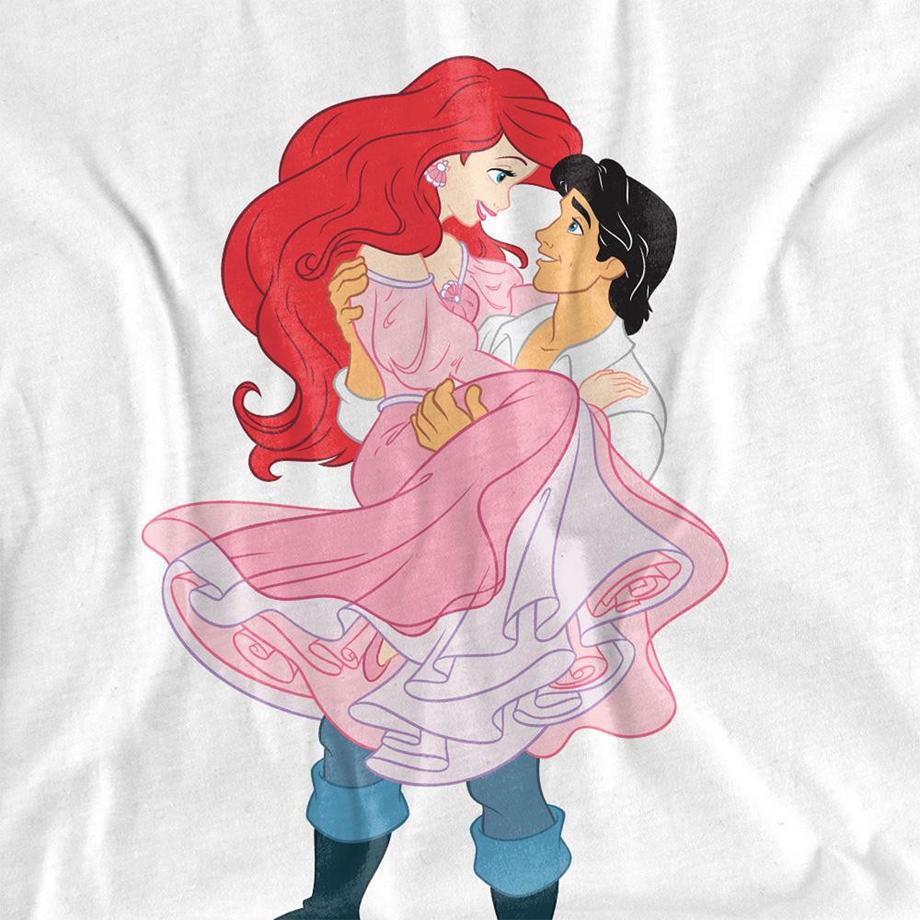The Little Mermaid Ariel und Eric Langarm T-Shirt  