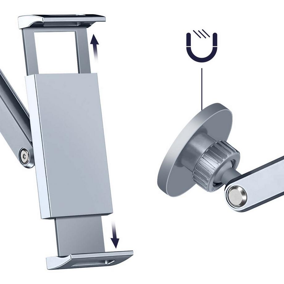 Wiwu  Supporto da Scrivania Magnetico Regolabile per Smartphone e Tablet 