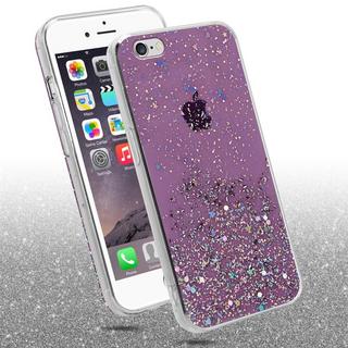 Cadorabo  Hülle für Apple iPhone 6  6S TPU Silikon mit funkelnden Glitter 