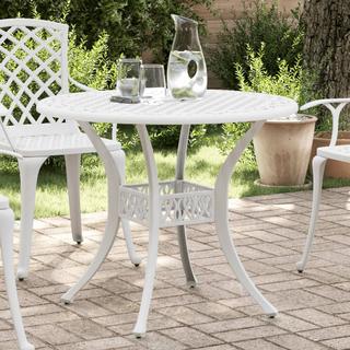 VidaXL Table de jardin aluminium  