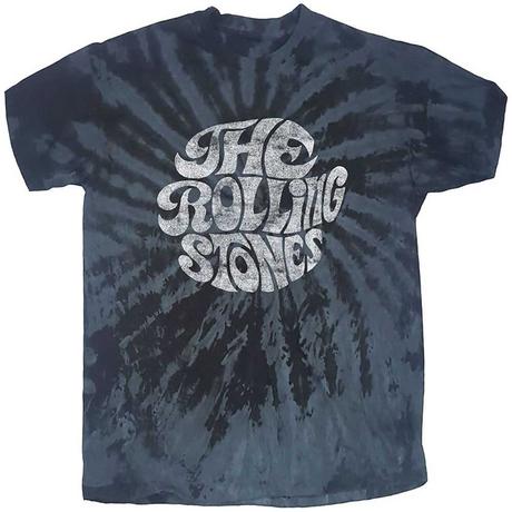 The Rolling Stones T-Shirt Tie-Dye Anni '70  