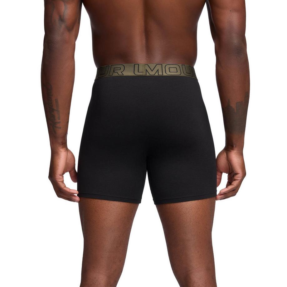UNDER ARMOUR  Boxer Uomini Confezione da 3 Aderente alla figura-UA PERFORMANCE COTTON - SOLID 6 IN 3PK 