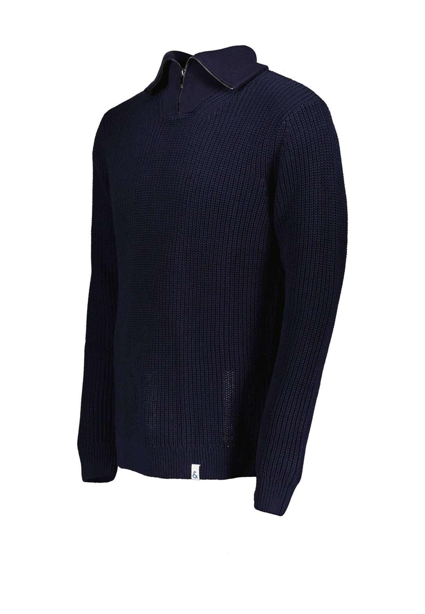 Colours & Sons  Pullover Mock-Zip-Half Cardigan Stitch 