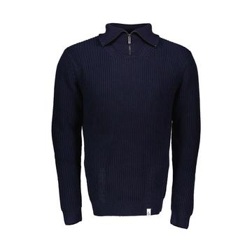 Pullover Mock-Zip-Half Cardigan Stitch