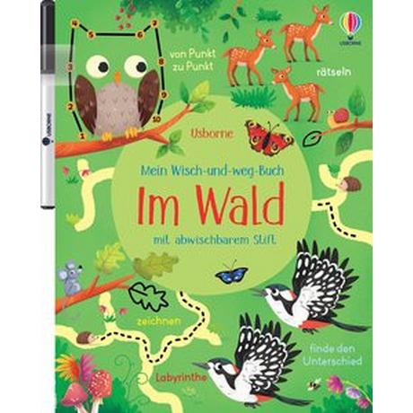 Usborne  Mein Wisch-und-weg-Buch: Im Wald 