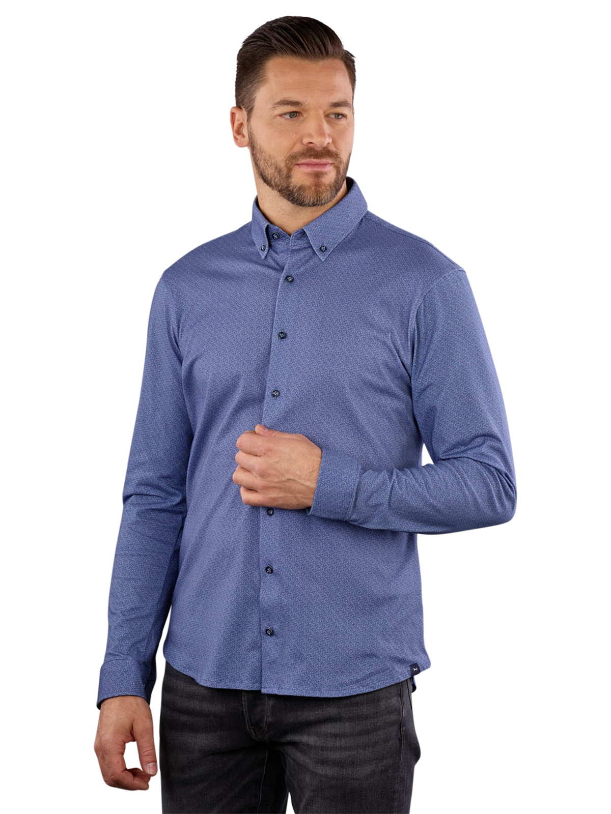 BRAX Daniel Button Down Hemd Brusttasche  