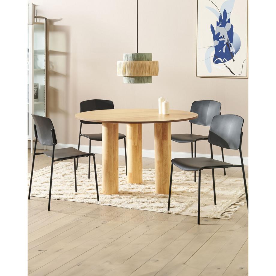 Beliani Set di 4 sedie da pranzo en Materiale sintetico Moderno ASTORIA  