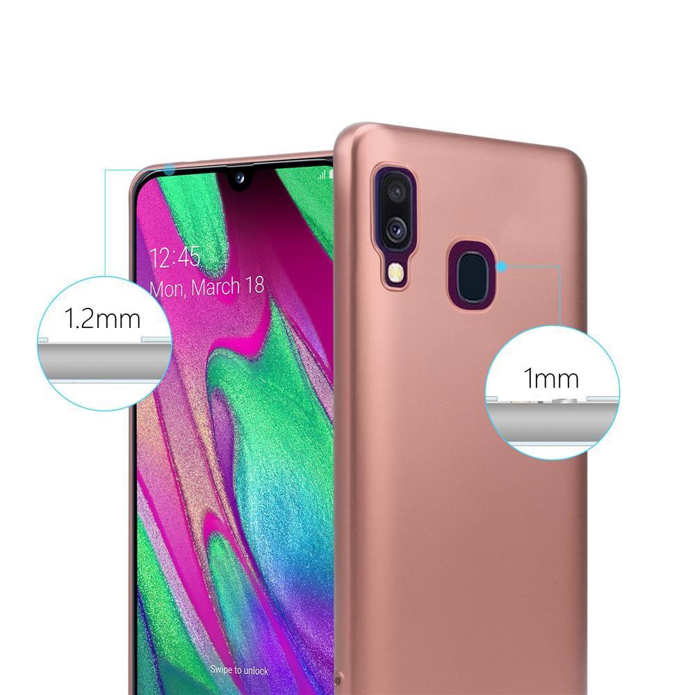 Cadorabo  Housse compatible avec Samsung Galaxy A40 - Coque de protection en silicone TPU flexible 