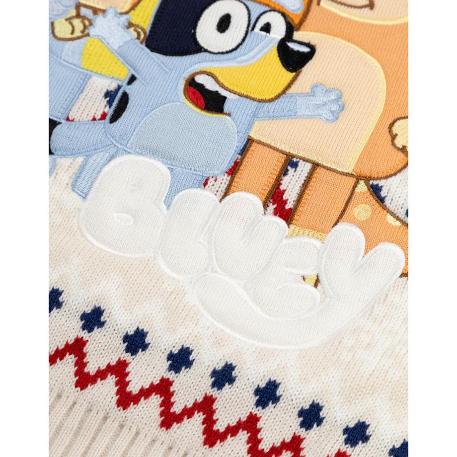 Bluey Pull Noël Motif Personnage  