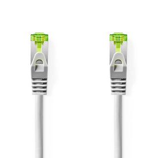 Nedis  Cavo di rete CAT7 | PiMF | RJ45 maschio | RJ45 maschio | 15,0 m | Senza strappo | Rotondo | LSZH | Grigio | Etichetta 