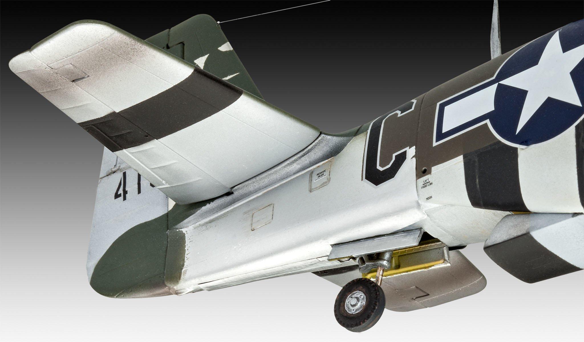 Revell  Revell P-51D Mustang Starrflügelflugzeug-Modell Montagesatz 1:32 