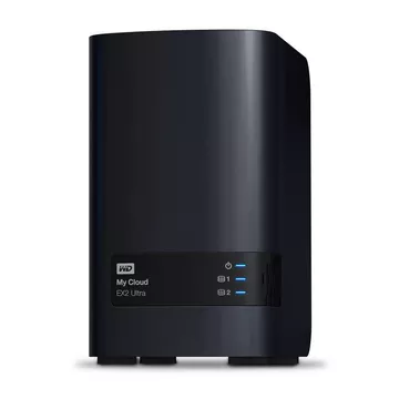 Western Digital My Cloud EX2 Ultra NAS Desktop Eingebauter Ethernet-Anschluss Schwarz Armada 385